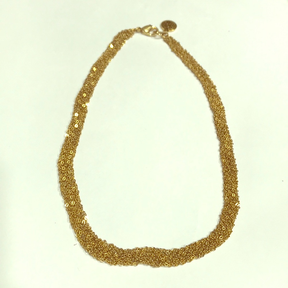 Gold tone necklace